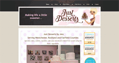 Desktop Screenshot of justdessertsbyjess.com